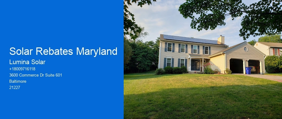 Solar Rebates Maryland